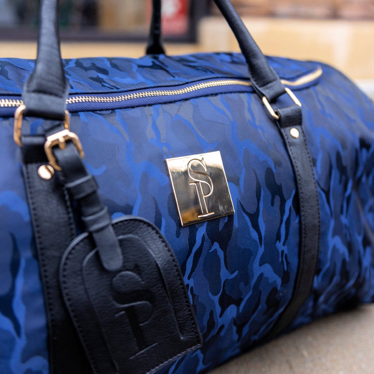 Blue Camo Weekender Duffle Bag - Korvel