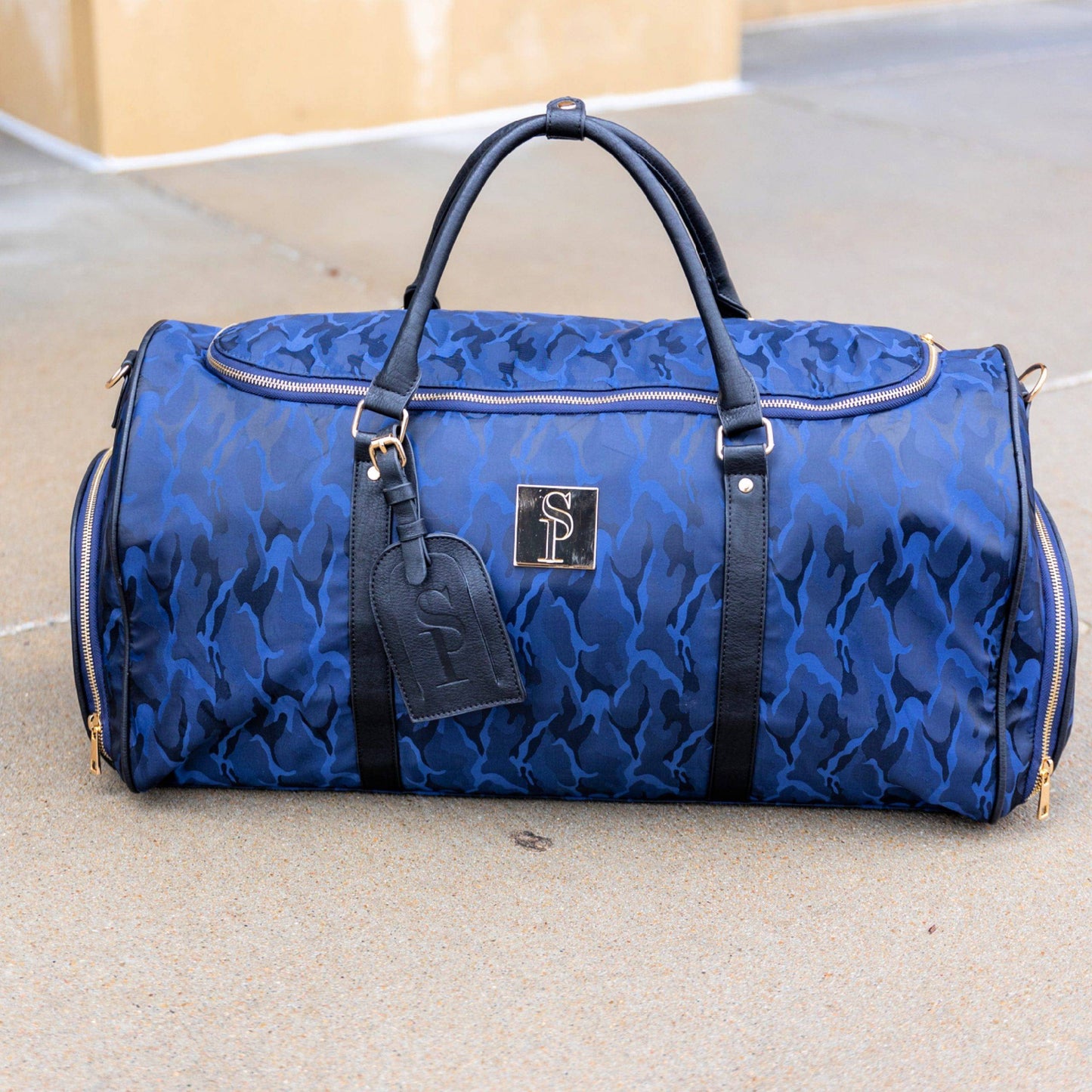 Blue Camo Weekender Duffle Bag - Korvel