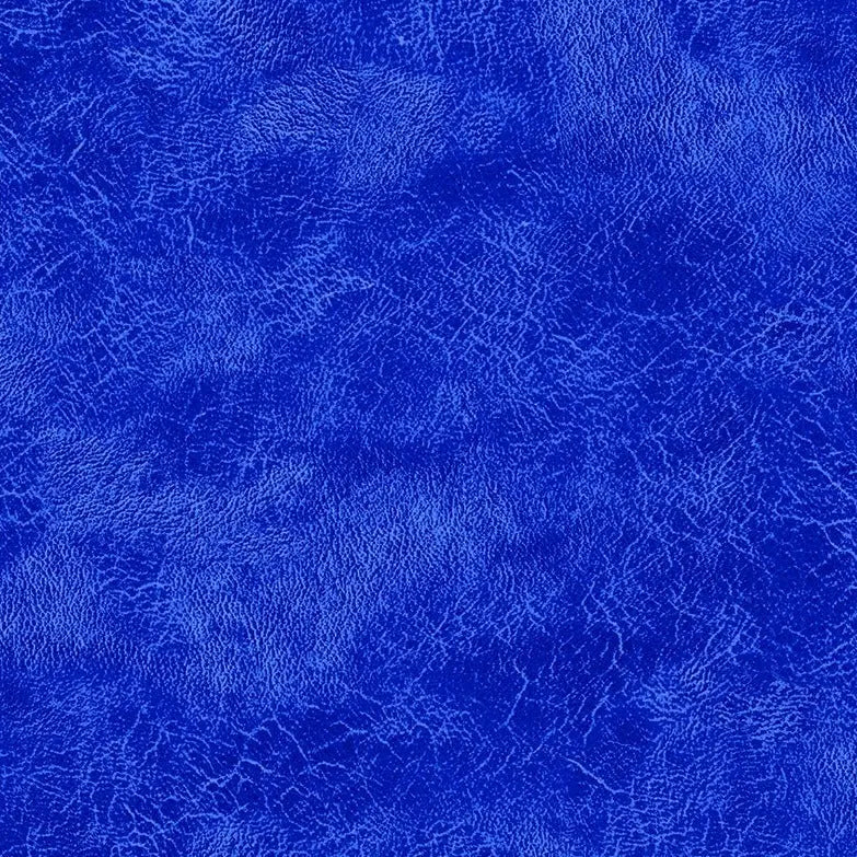 Tela de algodón ancha Blue Cobalt Crackles por yarda