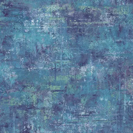 Blue Denim Mottled Blender Wideback Cotton Fabric per Yard