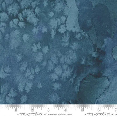 Blue Dusk Flow Watercolor Fabric - 44"/45" Per Yard