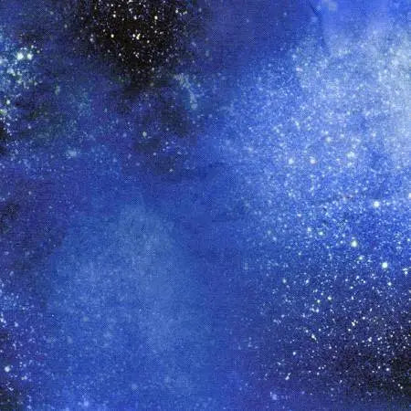 Blue Galaxy Cotton Wideback Fabric - Premium Quality