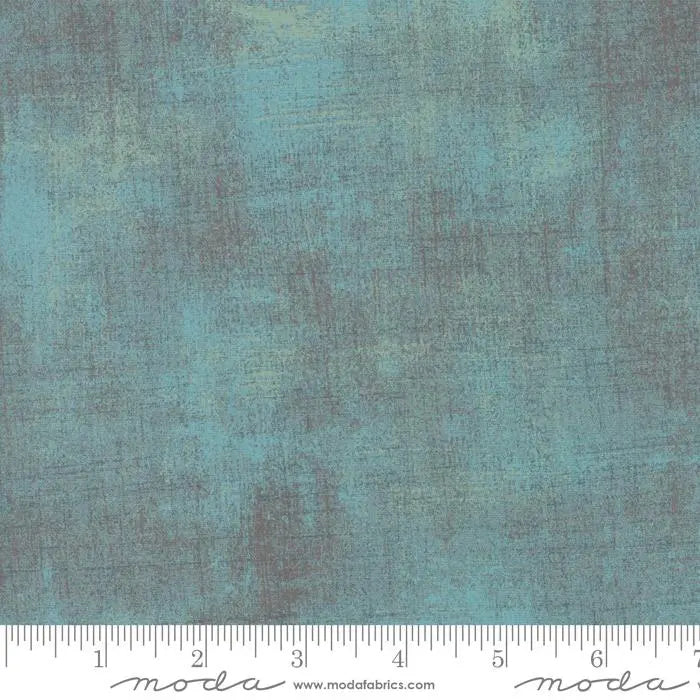 Blue Grunge Basics Avalanche Fabric - 44"/45" Per Yard