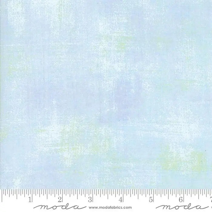 Blue Grunge Basics Clear Water Fabric - 44"/45" Per Yard