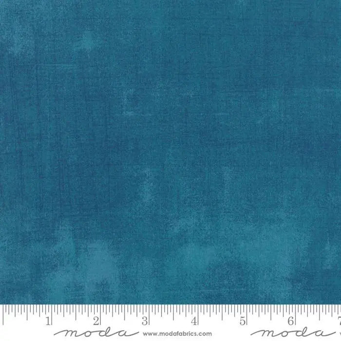 Blue Grunge Basics Horizon Blue Fabric - 44"/45" Per Yard