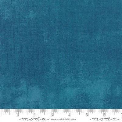 Blue Grunge Basics Horizon Blue Fabric - 44"/45" Per Yard