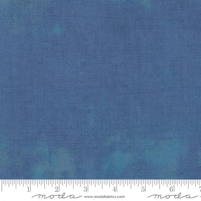 Tela Azul Grunge Basics Mar - 44"/45" por Yarda