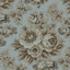 Tissu en coton floral bleu large - 43"/44" par yard