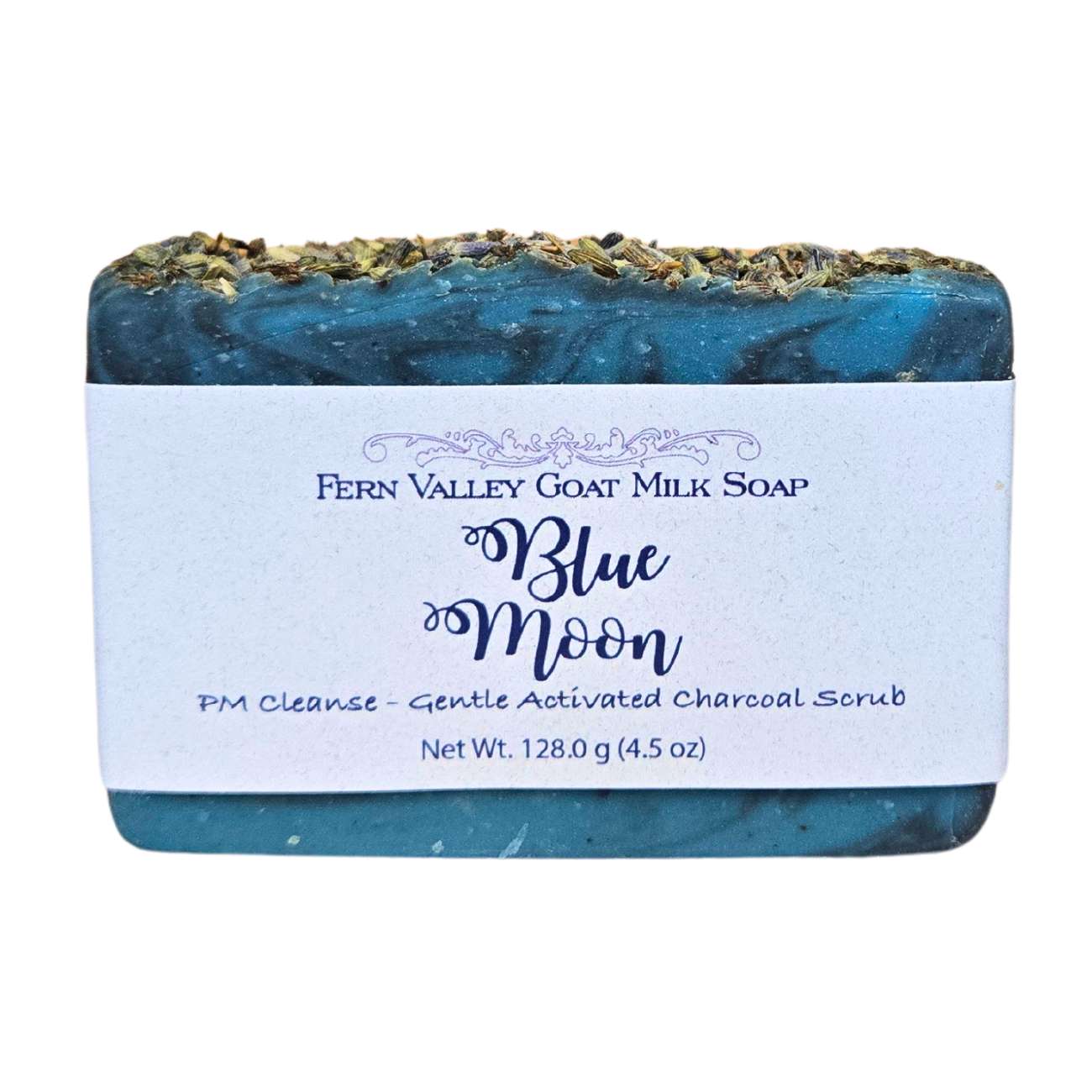 Natural Goat Milk Soap | Charcoal Exfoliating Scrub | Blue Moon PM Cleanse - Korvel