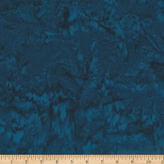 Tela de respaldo ancha Blue Moonstruck Watercolor Waves