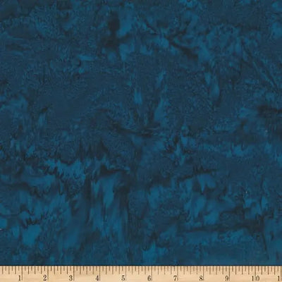 Blue Moonstruck Watercolor Waves Wideback Fabric