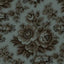 Tela de Algodón Floral Grande en Azul Marino - 43"/44" por Yarda