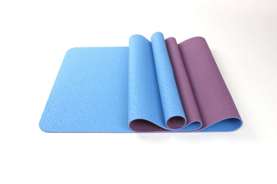 Tapis de yoga TPE écologique bicolore