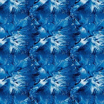 Tela de Algodón Virtuoso Textura Azul Real - 44"/45" por Yarda