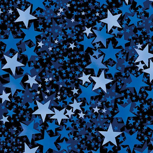 Tela de algodón Blue Starlight Wideback por yarda