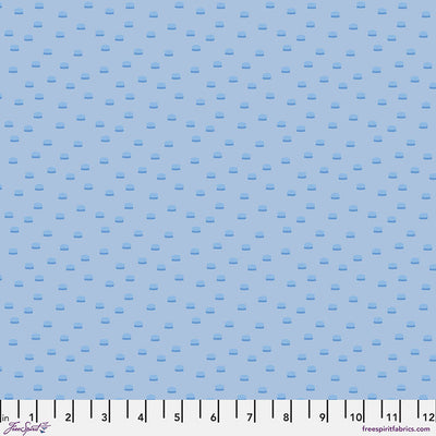 Tela de Algodón Blue Toppers - 44"/45" por Yarda