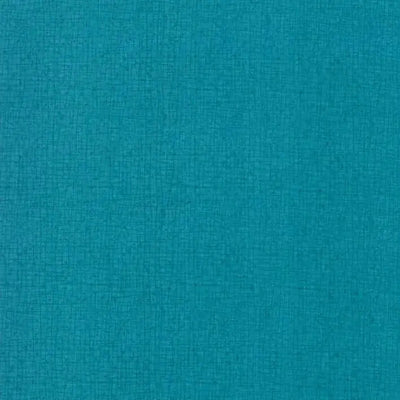 Tissu Large en Coton Texturé Turquoise Bleu