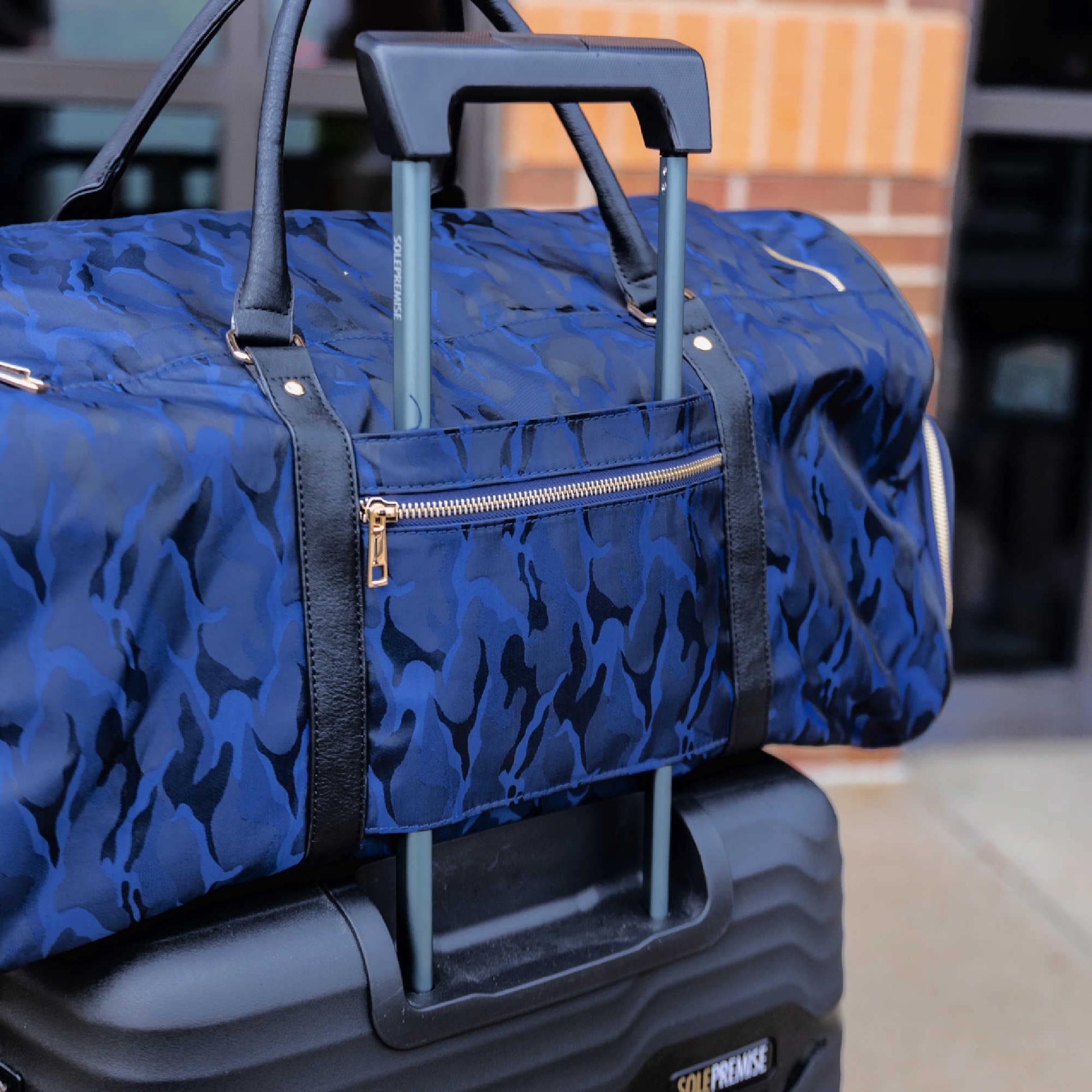 Blue Camo Weekender Duffle Bag - Korvel