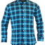 Titan Blue Plaid Long Sleeve Shirt - Elevate Your Style - Korvel