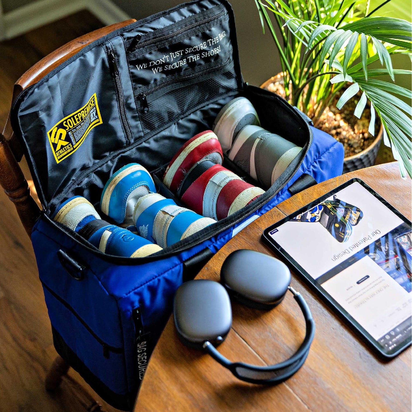 Bolsa de deporte azul