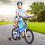 18 Feet Kids Bike with Removable Training Wheels - Blue
