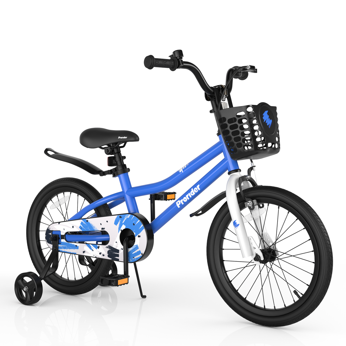 18 Feet Kids Bike with Removable Training Wheels - Blue