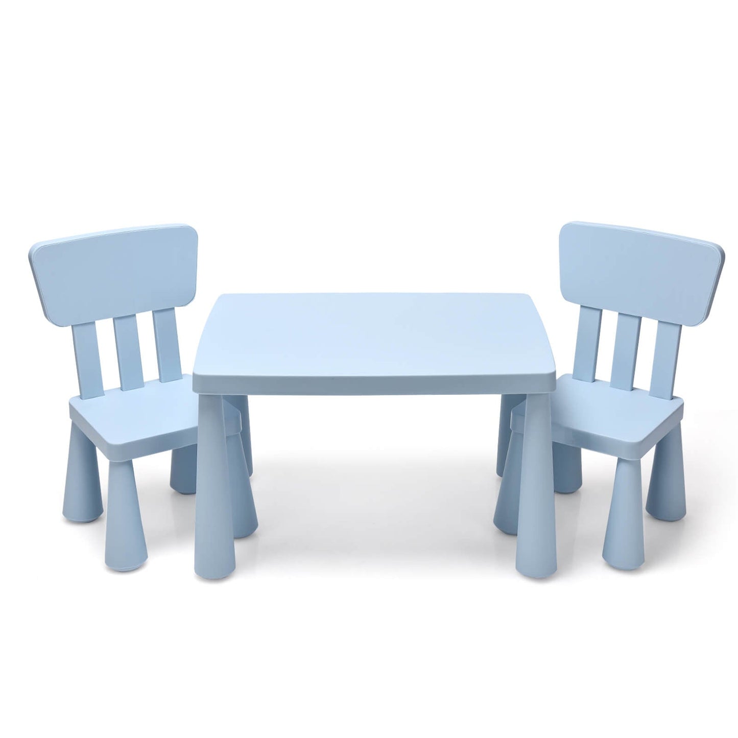 Juego de Comedor y Estudio Multi-Actividad para Niños de 3 Piezas - Azul