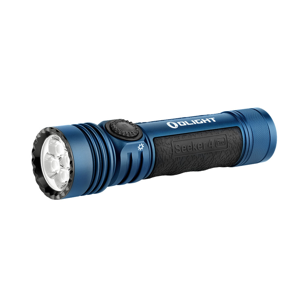Olight Seeker 4 Pro Rechargeable Flashlight 4600 Lumens USB-C Magnetic Charging - Korvel