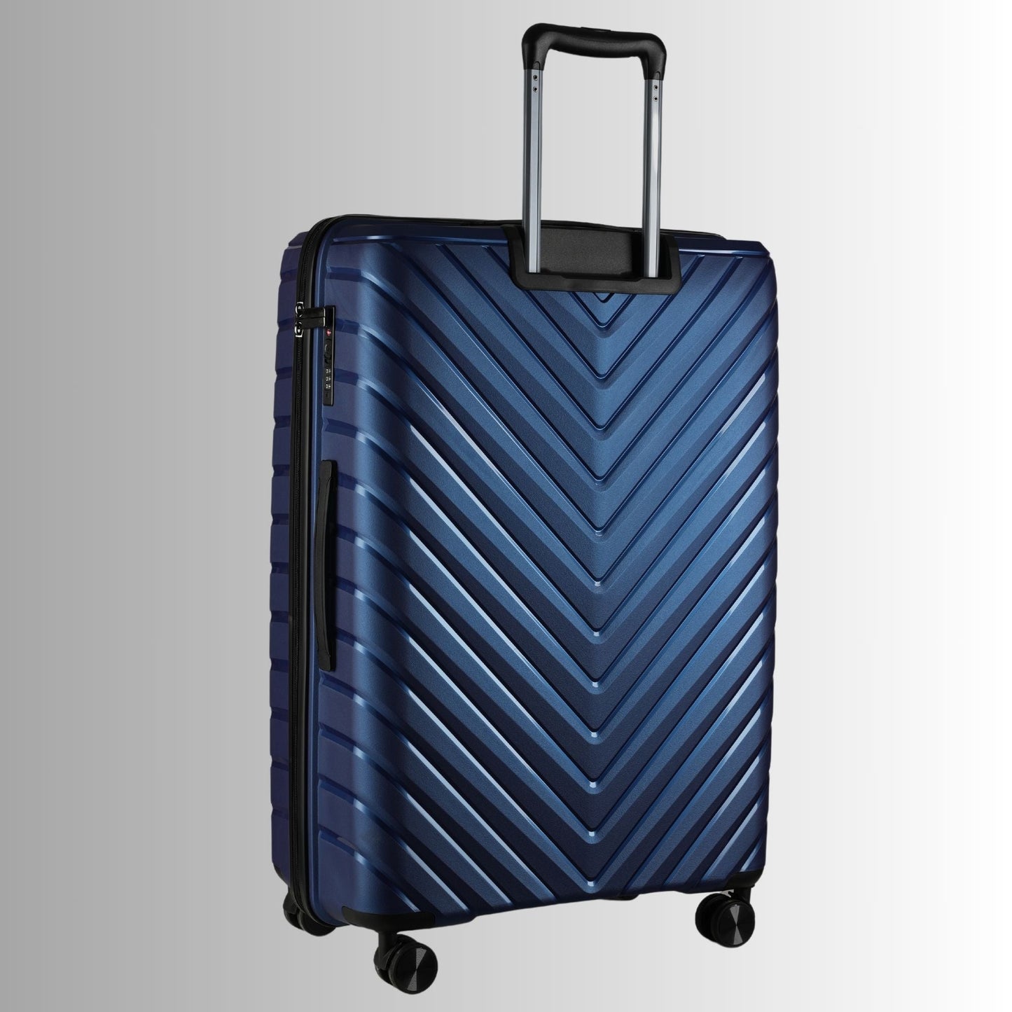 28-Inch Stylish Blue Hardcase Spinner Luggage with TSA Lock - Korvel