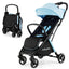 Poussette portable légère pliable à une main - Bleu