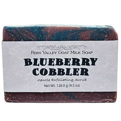 Natural Goat Milk Soap | Exfoliating Blueberry Cobbler
