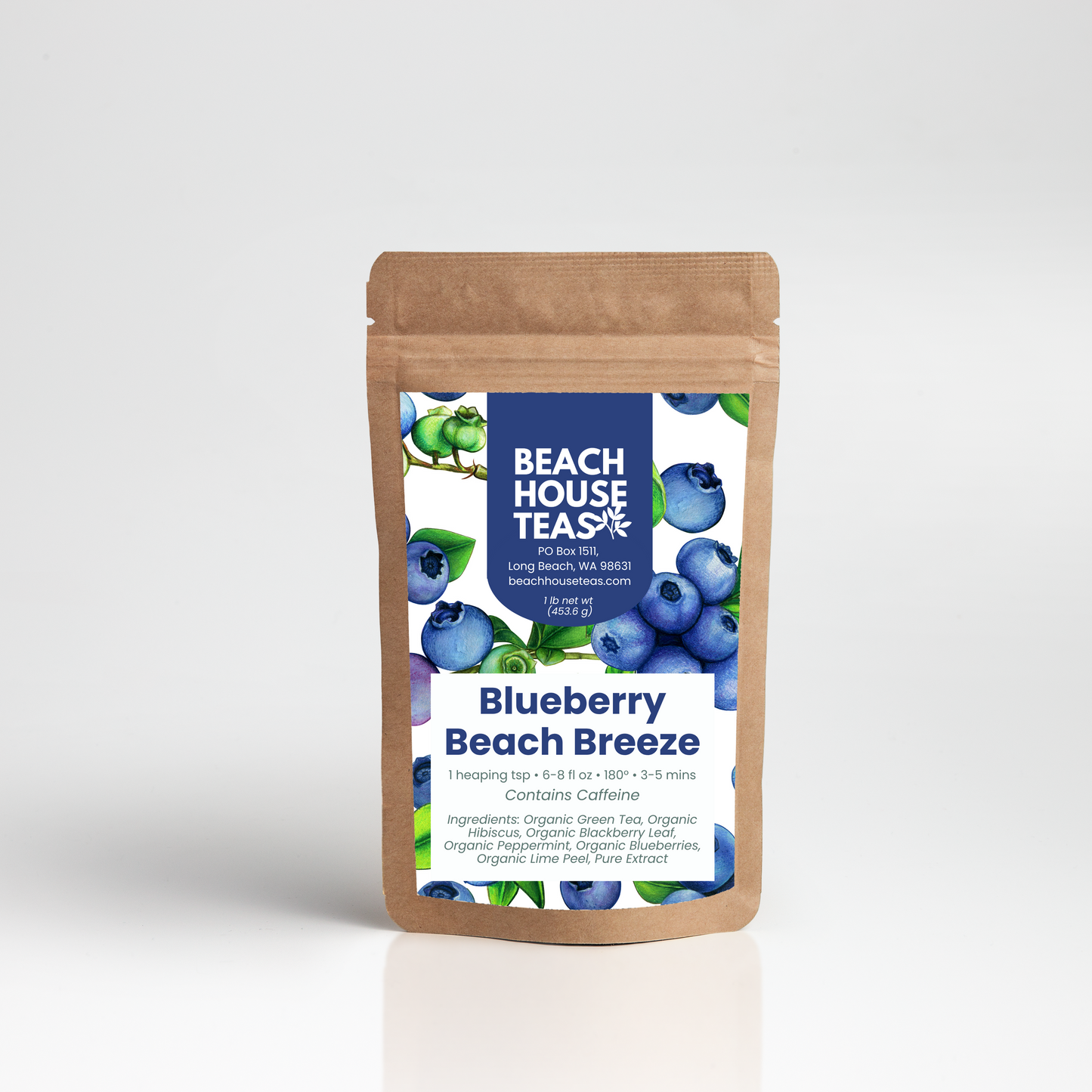 Té de hojas sueltas Blueberry Beach Breeze