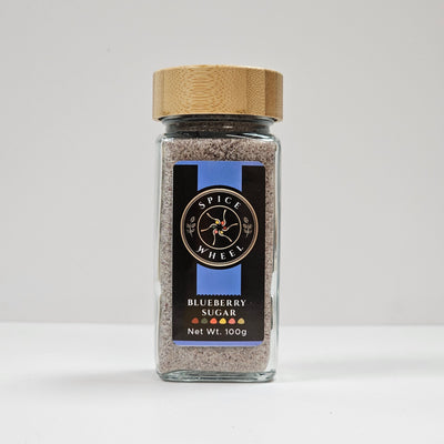 Blueberry Sugar – Granulated Sugar Infused with Real Blueberry Powder