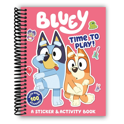 Bluey: Time to Play!: A Sticker & Activity Book (Spiral Bound) - Korvel