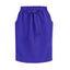 Falda de Cintura Elástica de Algodón para Mujer con Lazo - Estilo Midi Lápiz (Verde)