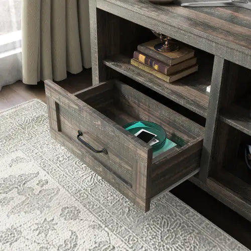 Meuble TV élégant de 70 pouces avec rangement pour le salon et la chambre