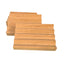 Porte-savon drainant Fern Valley - Support en bois de style planche