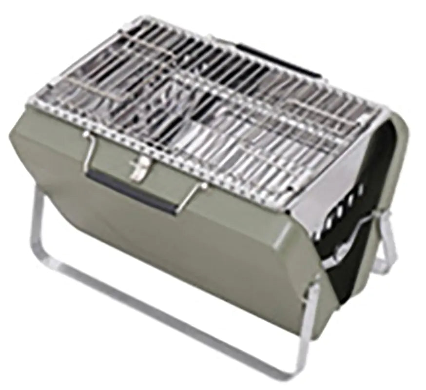 Gril à Charbon Pliable Portable pour Camping - Acier Inoxydable