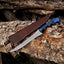 Handcrafted 8" Rasp Steel Hunting Knife with Leather Sheath - Korvel