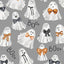 Boo-Ties Digital Cuddle Multi Fabric per Yard
