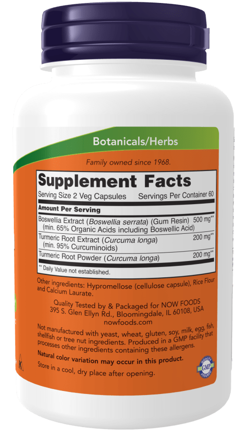 Premium Boswellia and Turmeric Extract 250mg - Korvel