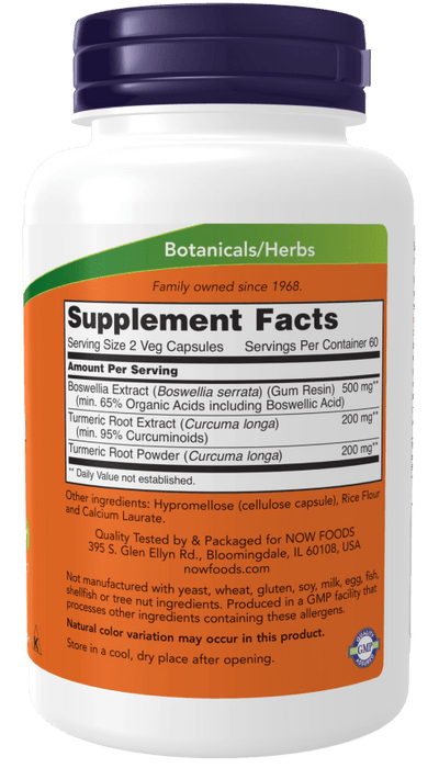 Premium Boswellia and Turmeric Extract 250mg - Korvel