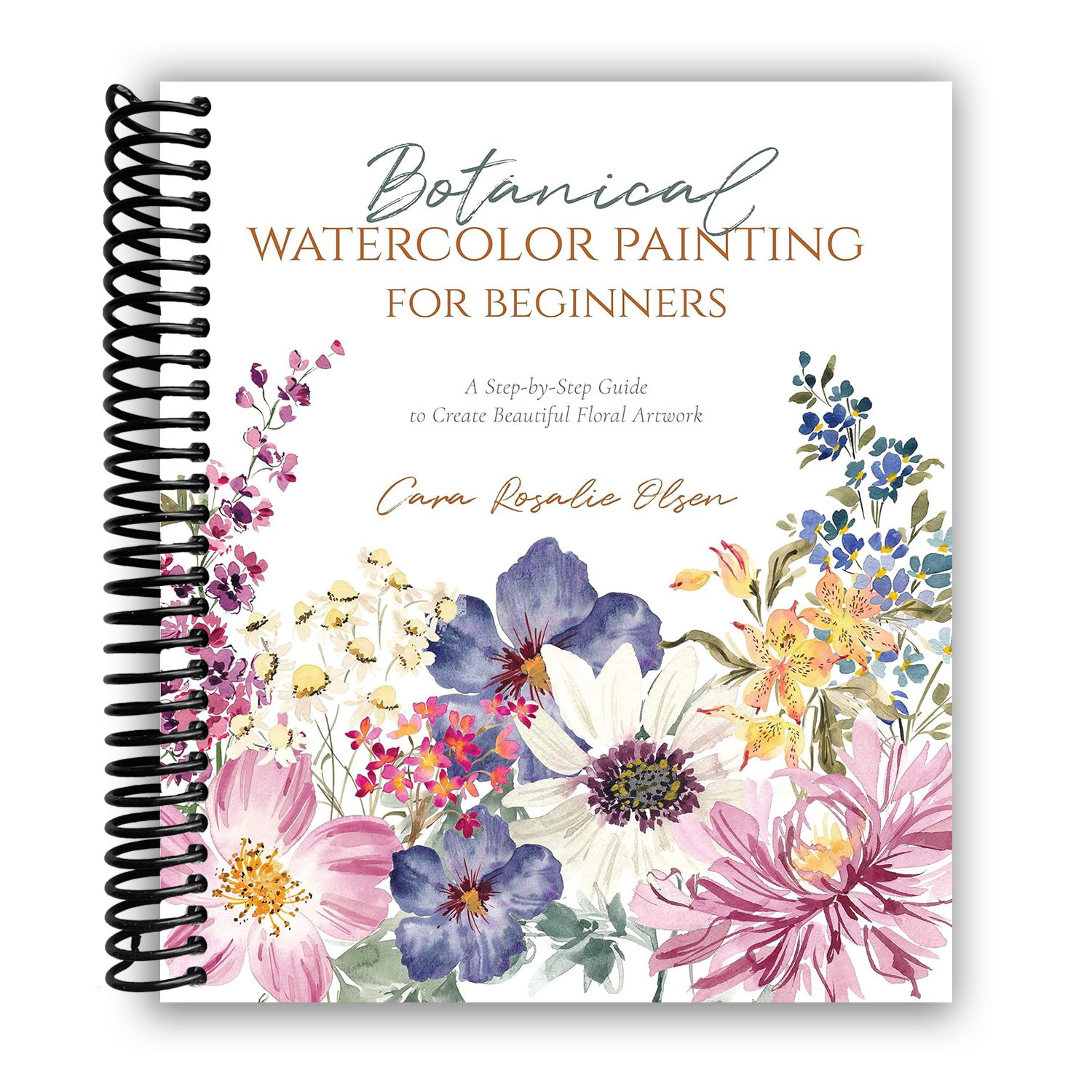 Beginner's Guide to Botanical Watercolor: Create Stunning Floral Art (Spiral Bound) - Korvel