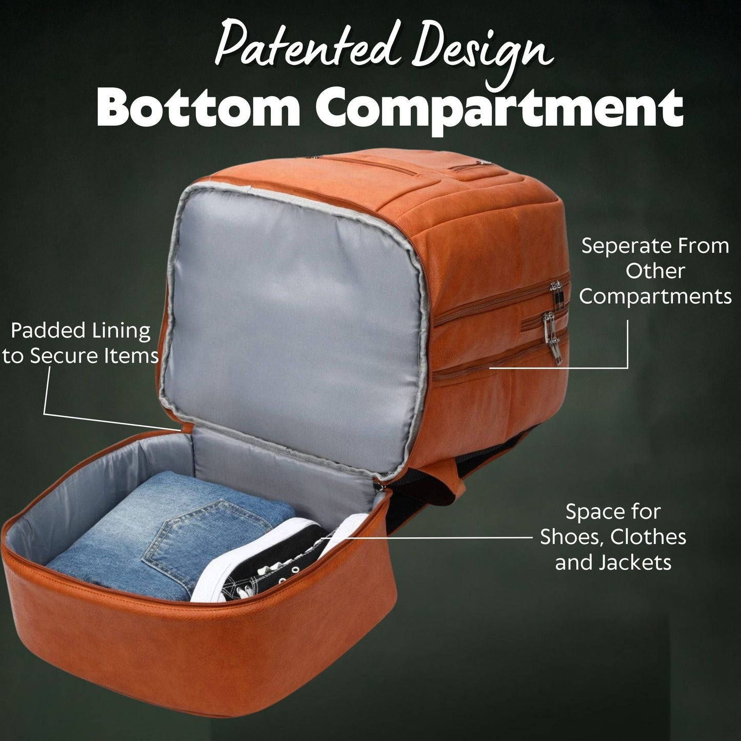 Premium XL Brown Leather Travel Bag for Adventurers