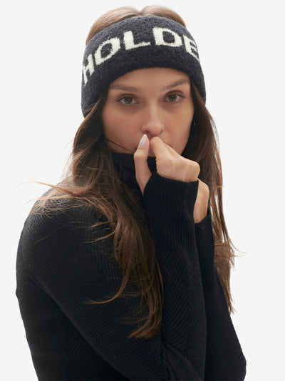 Luxury Boucle Headband - Black