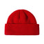 Unisex Winter Ribbed Knitted Cuffed Short Melon Cap