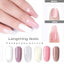 Kit de Poly Gel pour Nail Art Français avec Pinceau UV et Conseils d'Ongles