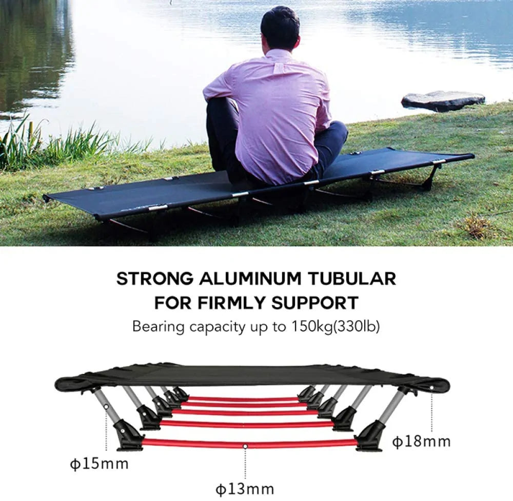 Cama de Camping Plegable Premium para Máximo Confort