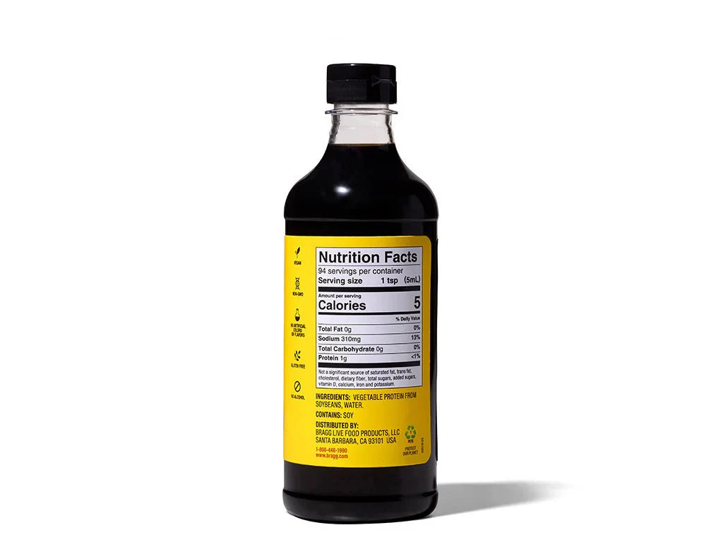 Bragg Liquid Aminos – All-Purpose Soy Protein Seasoning