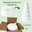 Oasis Supply Hollow Donut Style EPS Styrofoam Dummy Cake Set